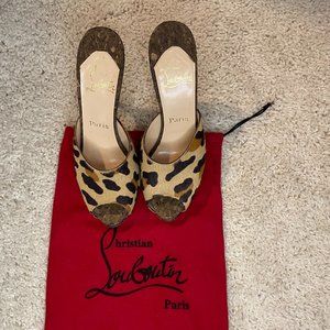 Christian Louboutin Animal Print Sandal